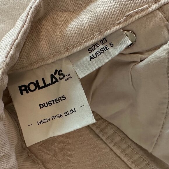 ROLLA'S Dusters Slim Straight Jean in Comfort Salt - Size 23 - Picture 5 of 8